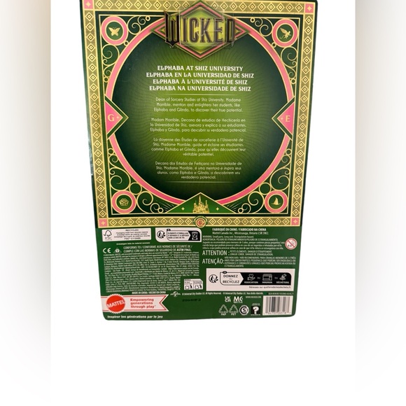 2024 Mattel Wicked's Elphaba and Glinda At Shiz University Dolls Set NEW - Picture 4 of 7